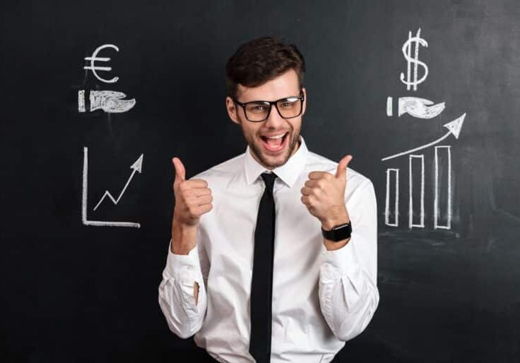 happy-attractive-businessman-white-shirt-showing-thumb-up-gesture-with-two-hands